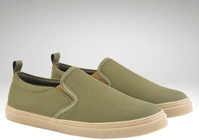 Roadster Sneakers For Men(Green , 8)