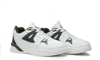 asian Casual Sneaker Shoes for Men | Soft Cushioned Insole || Chicago-02 Sneakers For Men(White , 10)