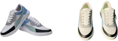 ANJRS Sports Running Shoes | Casual Sneakers for Daily Wear Casuals For Men(Multicolor , 9)