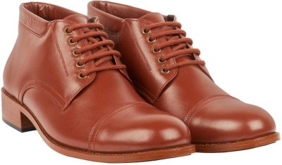 Awadh Awadh Police Ankle Boot For Men(Tan)
