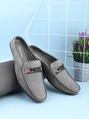 KILLER Men's SS25 Mules(Open Loafers) Loafers For Men(Grey , 12)