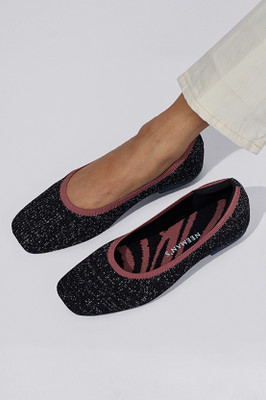 Neemans Metallic Square Flats Bellies For Women(Multicolor , 7)