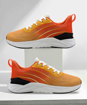 HRX by Hrithik Roshan Dynamic Run Running Shoes For Men(Orange , 10)