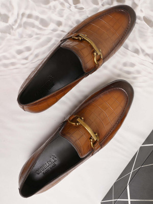COBBLERZ Party Wear For Men(Tan , 8)