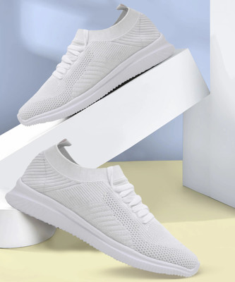 asian Men's & Boy's Casual White Sneaker|School Shoes With Lightweight Running Shoes For Men(White , 10)