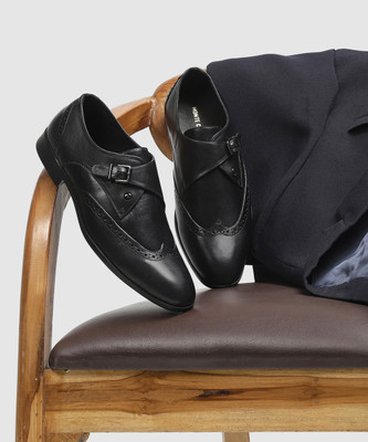 Monte Carlo Monk Strap For Men(Black , 9)