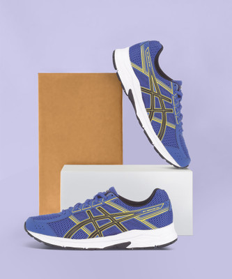 Asics GEL-CONTEND 4B+ Running Shoes For Men(Blue , 6)