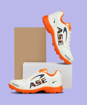 ASE High-performance Speedbase lightweight stable Cricket Shoes For Men(Orange , 9)