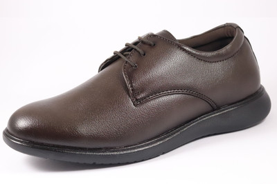 Orthofit FLY-01 Corporate Casuals For Men(Brown, Brown , 8)