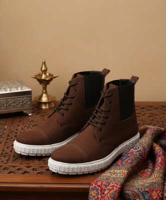 Real Bliss Boots For Men(Brown , 9)