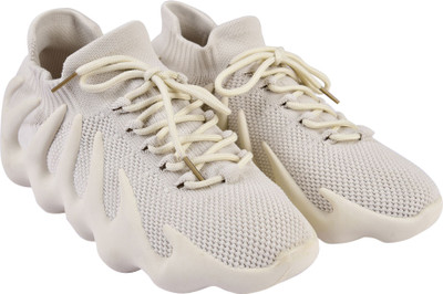 Cassiey Women's Breathable and Lightweight Upper Mesh Lace up Walking Sneakers For Women(Beige , 4)