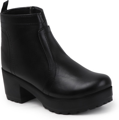 THE ALL WAY shoe Boots For Women(Black , 4)