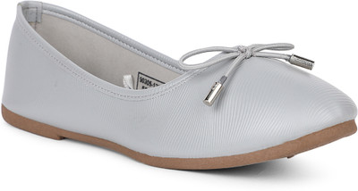 Bata Bata Women's Casual Ballerinas – Lightweight & Comfortable Design for Daily Wear Bellies For Women(Grey , 7)