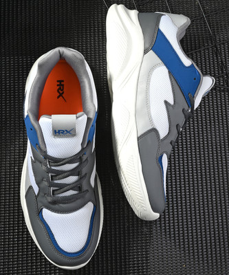HRX by Hrithik Roshan 001 03 Running Shoes For Men(White, Grey , 10)