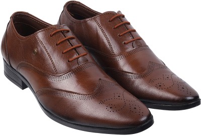 METRO Lace Up For Men(Brown , 6)