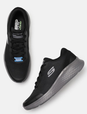 Skechers 232591-BKCC Running Shoes For Men(Black , 10)