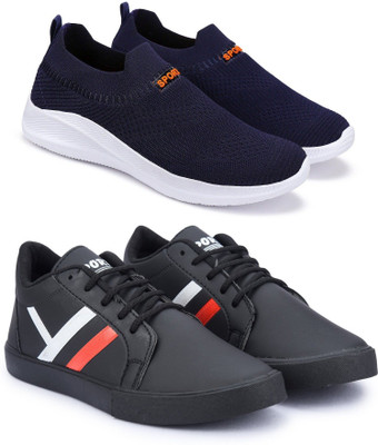 New Oranie Stylish Casual Shoes for Men Casuals For Men(Blue, Black , 10)