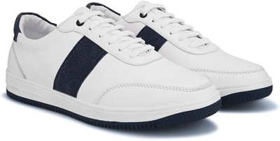 Mast & Harbour Sneakers For Men(White, Blue , 11)