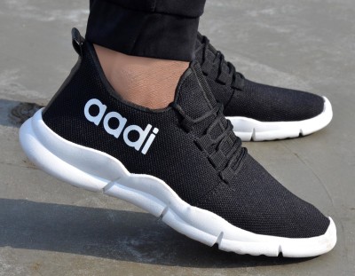 aadi Mesh |Lightweight|Comfort|Summer|Trendy|Walking|Outdoor|Daily Use Sneakers For Men(Black)