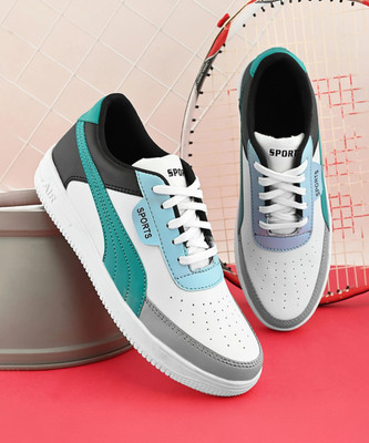 Groofer Funky Stylish Attractive Casual Sports Sneakers Shoes Sneakers For Men(Multicolor , 7)