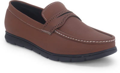 TheShoeGalleryy New Stylish Dot Loafers/Stylish For Mens Loafers For Men(Brown , 7)