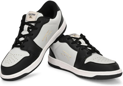 Zontrek Zontrek Grey & Black Sneakers for Men Sneakers For Men(Grey, Black , 7)