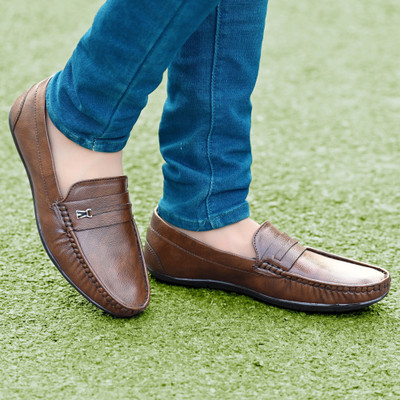Evolite Loafers For Men(Brown , 9)