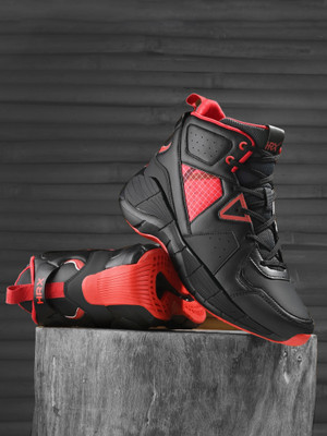 HRX by Hrithik Roshan H 119 03 Basketball Shoes For Men(Black , 7)