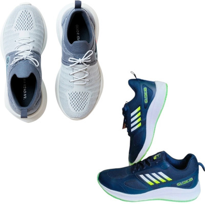 Plama Stylish Casual Shoes for Men – Perfect for Daily Wear Casuals For Men(Grey, Blue , 10)