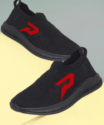 Kenamin SPORTS FOR MEN & KIDS Running Shoes For Men(Black, Red , 7)