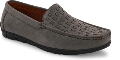 KILLER KL50002 Lightweight Comfort Extra Soft Summer Trendy Premium Stylish Loafers For Men(Grey , 9)