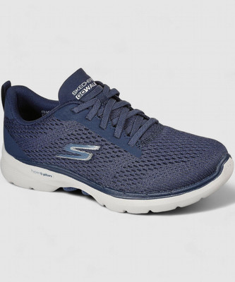 Skechers GO WALK 6 - BOLD VISION Walking Shoes For Women(Navy , 5)