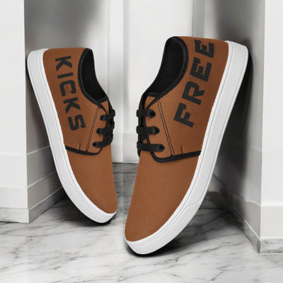 house of common HC - 501FK Tan Lightweight Sneakers Sneakers For Men(Tan , 10)