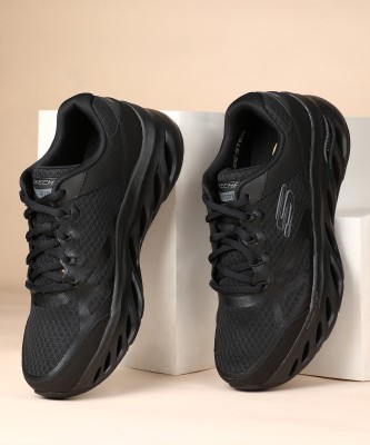 Skechers ARCH FIT GLIDE-STEP Walking Shoes For Men(Black)