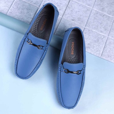 MOCHI Loafers For Men(Blue , 8)