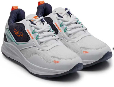 World Wear Footwear Stylish Lightweight Sports Running Shoes for Men | Breathable Comfort Running Shoes For Men(White , 10)