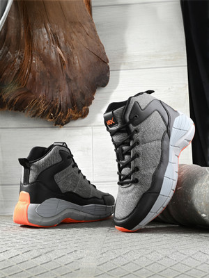 HRX by Hrithik Roshan -045 02 Basketball Shoes For Men(Grey , 6)