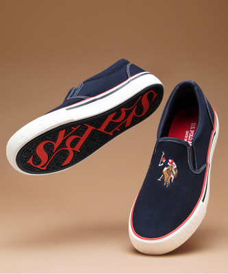 U.S. POLO ASSN. SKYE Slip On Sneakers For Men(Navy , 9)