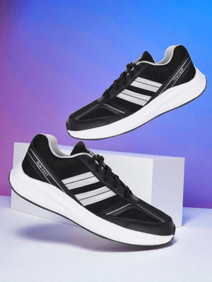 PRO HIT Running, Cricket Shoes, Comfortable, Lightweight Men Sports Canvas Shoes For Men(Black , 9)