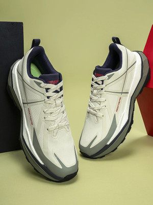 RED TAPE Austin-Mars ETPU Athleisure Shoes for Men |Cultured Round-Toe Shape Walking Shoes For Men(Off White, Olive , 6)