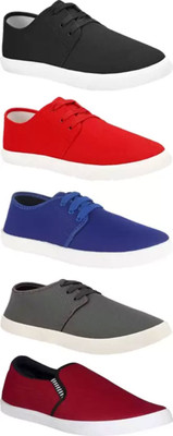 BRUTON Combo Pack Of 5 Casual Casuals For Men(Multicolor , 9)