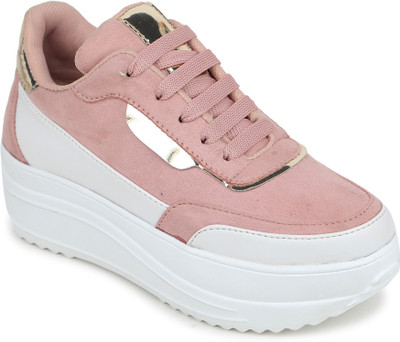 Shezone Sneakers For Women(Pink , 3)