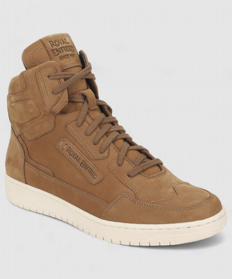 ROYAL ENFIELD High Tops For Men(Tan , 11)