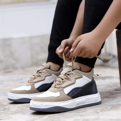 Zixer Sneakers For Men(Beige , 6)