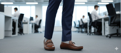 footpedia WW12 Loafers For Men(Brown , 8)