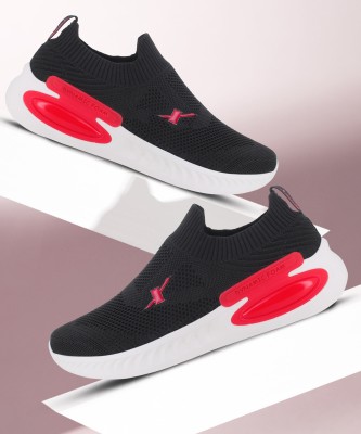 Sparx SM 759 Walking Shoes For Men(Black, Red)