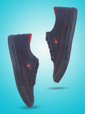 Sparx SM 9041 Sneakers For Men(Black, Red , 7)