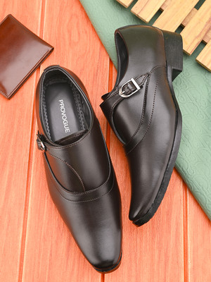 PROVOGUE Monk Strap For Men(Brown , 7)