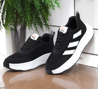 broniq BRONIQ BLACK REC CASUAL TRENDY CASUAL SHOES FOR MEN Outdoors For Men(Black , 6)