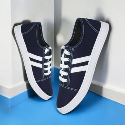Free Kicks FK-camp Navy Dailywear Sneakers For Men(Navy, White , 8)